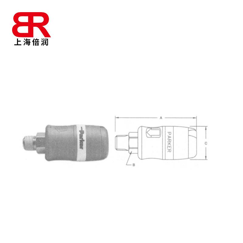 气动828快速接头特殊途1标用准排气PBS-37-6FP