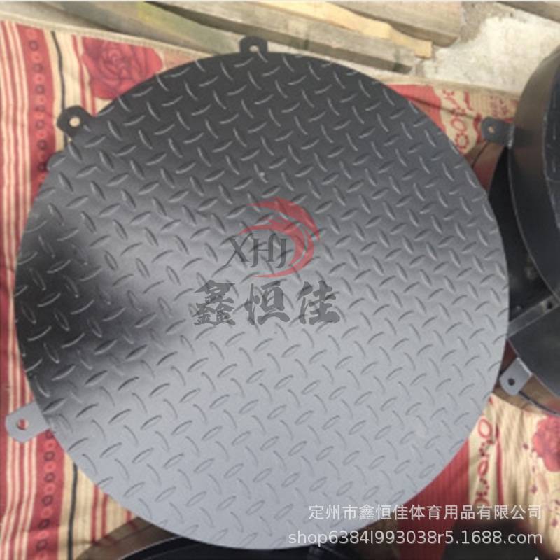 圆饼路0.7m*0.1m圆形铁饼错位障碍汽车驾驶模拟路障训练器材