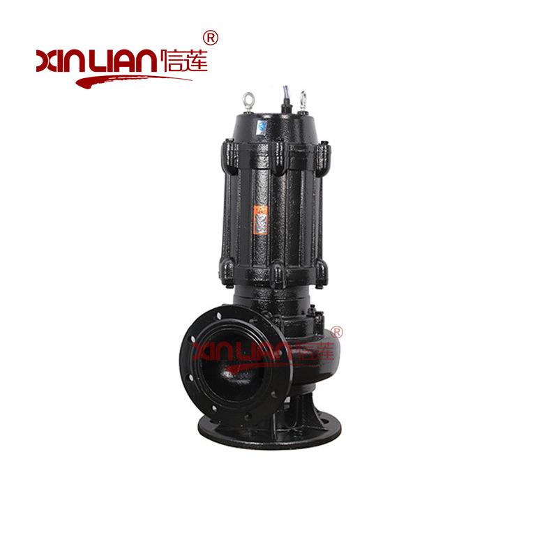 WQ型潜水排污泵10WQ10012-7.5污VEG水升泵-搅匀切割5排污提泵