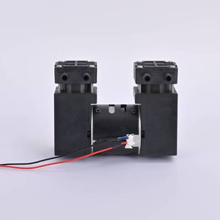 3微型隔膜泵無(wú)刷活塞大壓力家電雙頭泵膜片增壓吸氣真空泵 2AP51