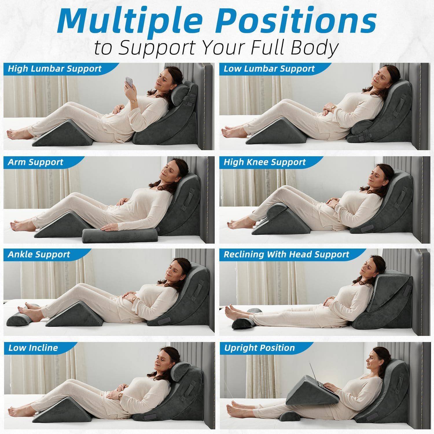 多功能三棉老人单角人记忆支撑垫楔沙发形泡沫反胃倒MSF2024-流靠