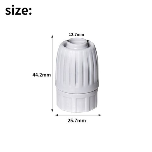 园艺工具16PE软管尾端堵头螺纹锁扣ABS灌溉水管接头配件绿植喷灌