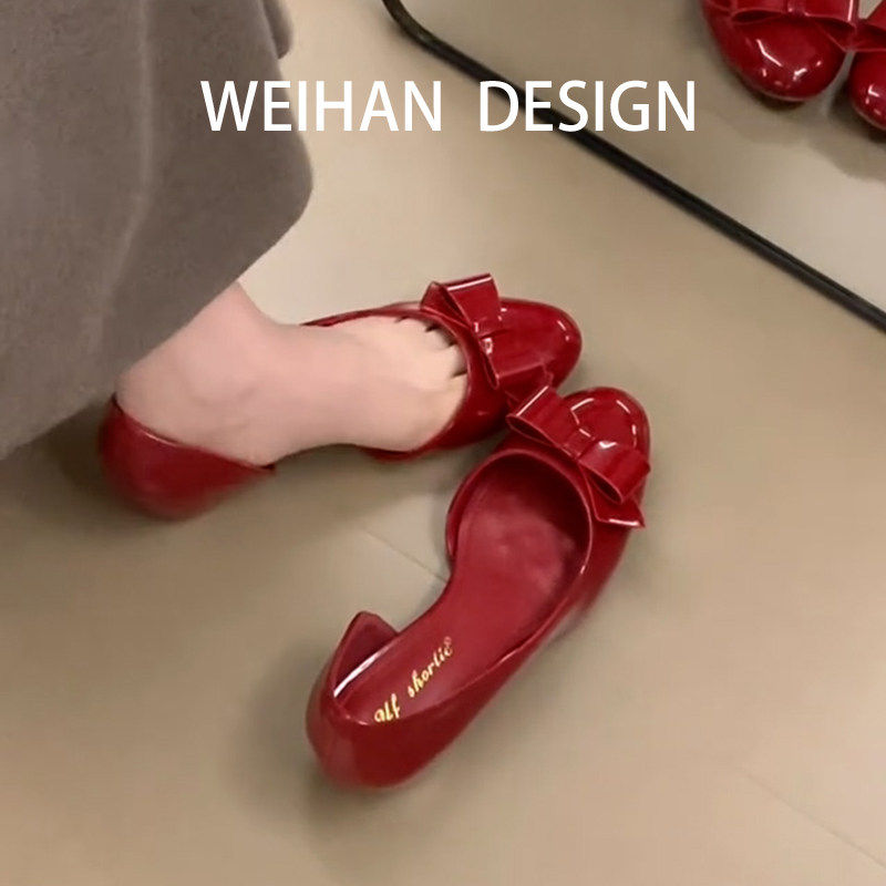 羊皮版!法式复古漆皮浅