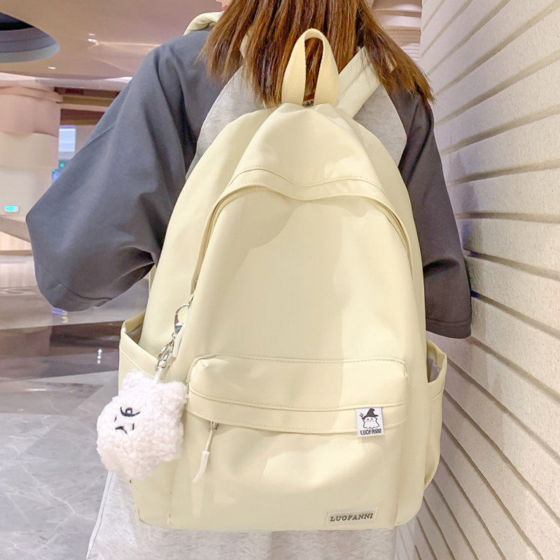 书包初中女生高中生女大学生2025新款双肩包ins风高颜值小众肩包