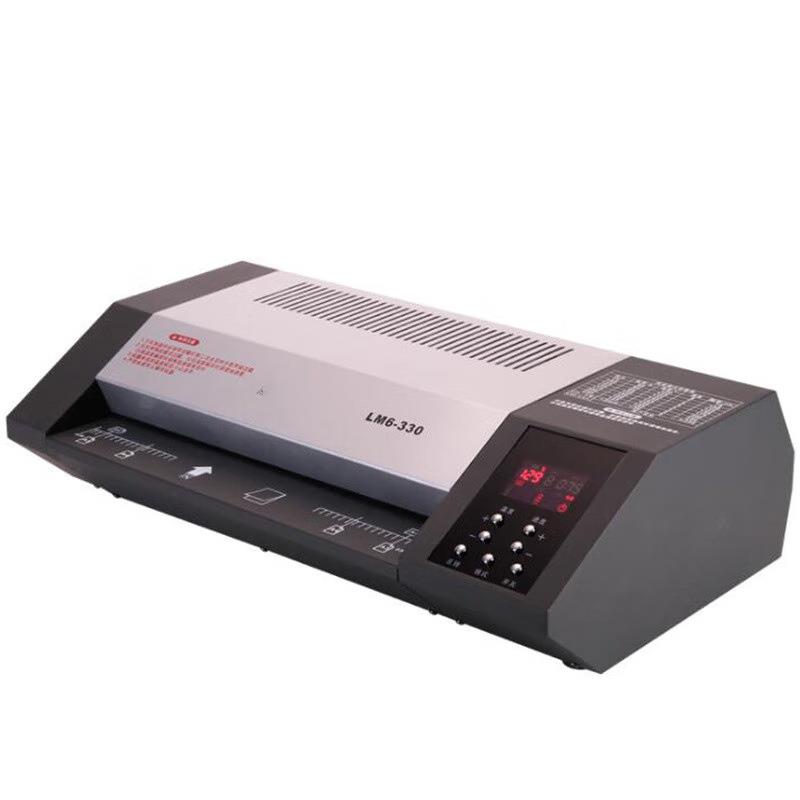 塑封机LM6-330过塑宽度330MM6根胶辊冷裱热裱