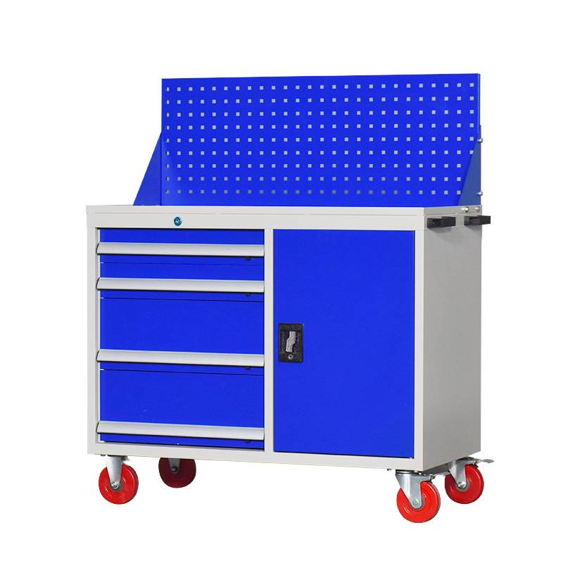 带轮手推抽屉式工具车多功能车间工作车灵活移动工具车价优可定货