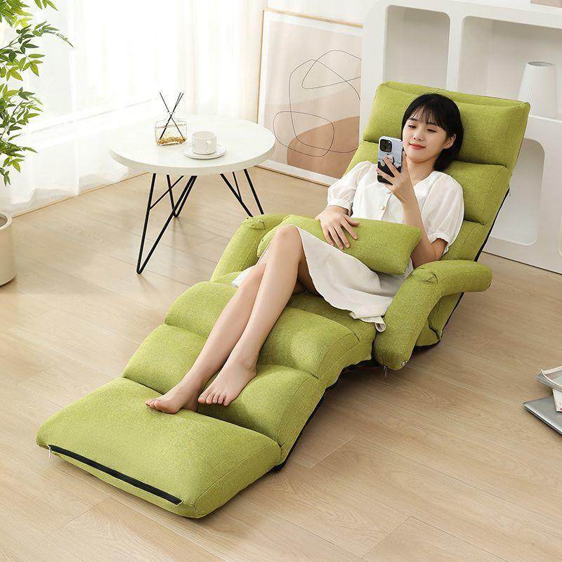 懒人沙发折叠榻榻米窗人可单躺懒人沙发睡可卧阅阳台飘床上靠背椅