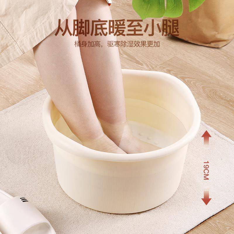 泡脚桶塑料足疗足浴盆沐足桶按摩加厚洗脚盆家用泡脚盆美甲店专用
