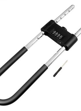 梅锁MH800-90花密码玻璃门锁推拉门形锁锁防盗防撬U挂U型锁商铺密