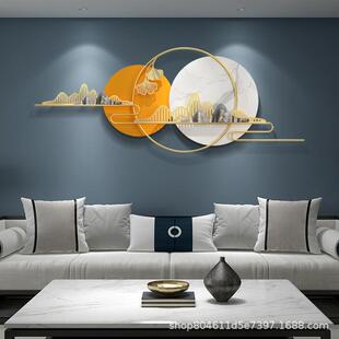 饰品卧室房间墙面装 1188饰件轻 挂意壁挂厅客电视墙创装 新中式