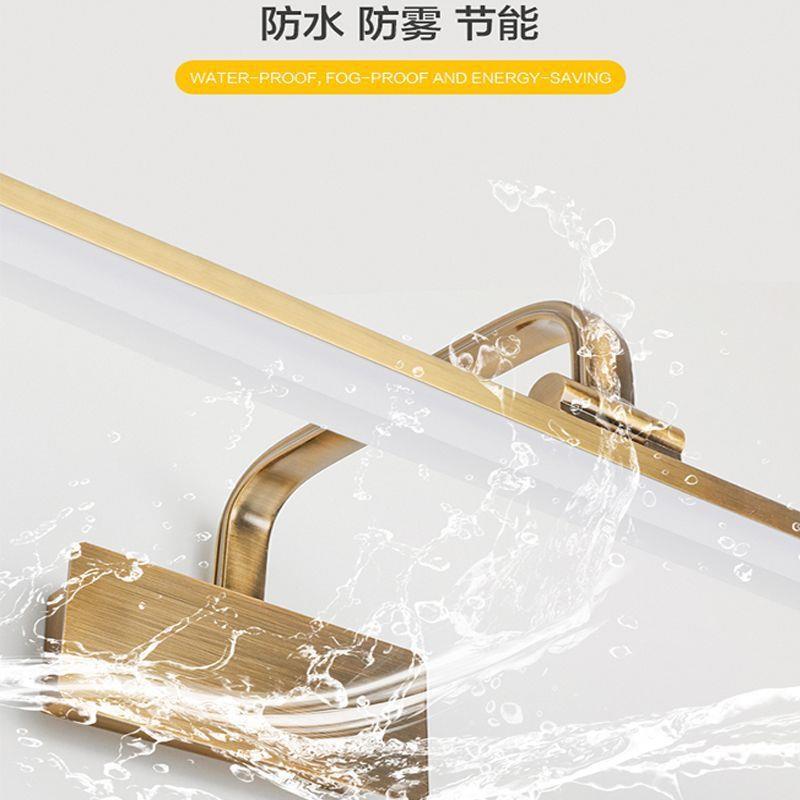 卫生防间镜前打孔简免约led水雾镜灯壁灯MFV镜柜专用化妆灯补光灯