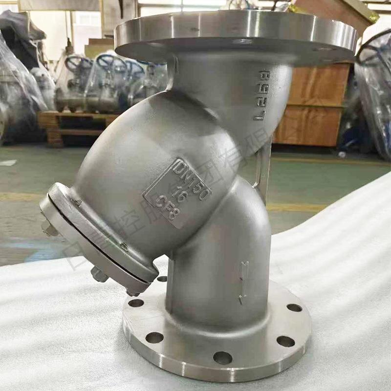 厂家直销不锈钢Y兰型过37618滤器工业管耐温高高压法Y型道过滤器