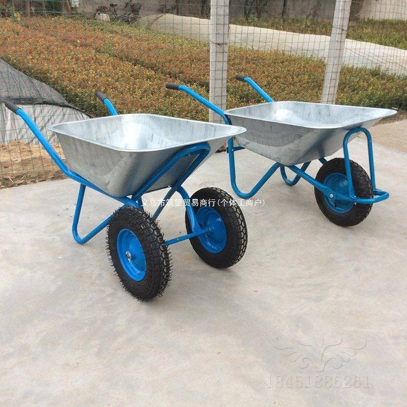 A独轮小推车工地双农用园土建筑翻斗垃圾搬运花人沙力轮手推61车
