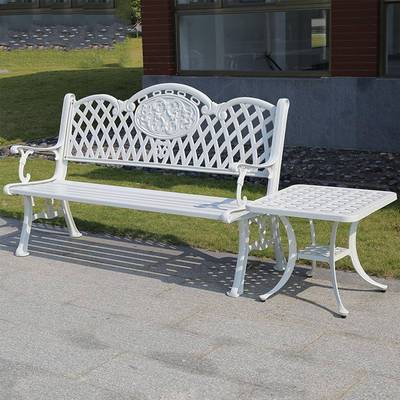 园椅公户外园长椅子休闲条长排椅长凳林庭院铸铝防腐实木咨询客服