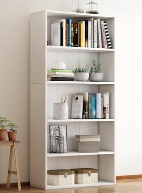 约现代加加高书柜宽书架自由组合储柜简子物柜20164木质置物收纳