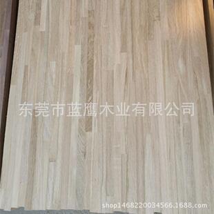 木厂家LEO销白橡木直拼指接板木材条规直格扶料白橡木踏步板手