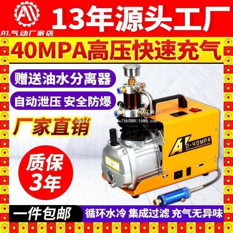 A1压打11746气泵型30pa电动高压充高气泵40mpa小单缸m水冷潜水瓶