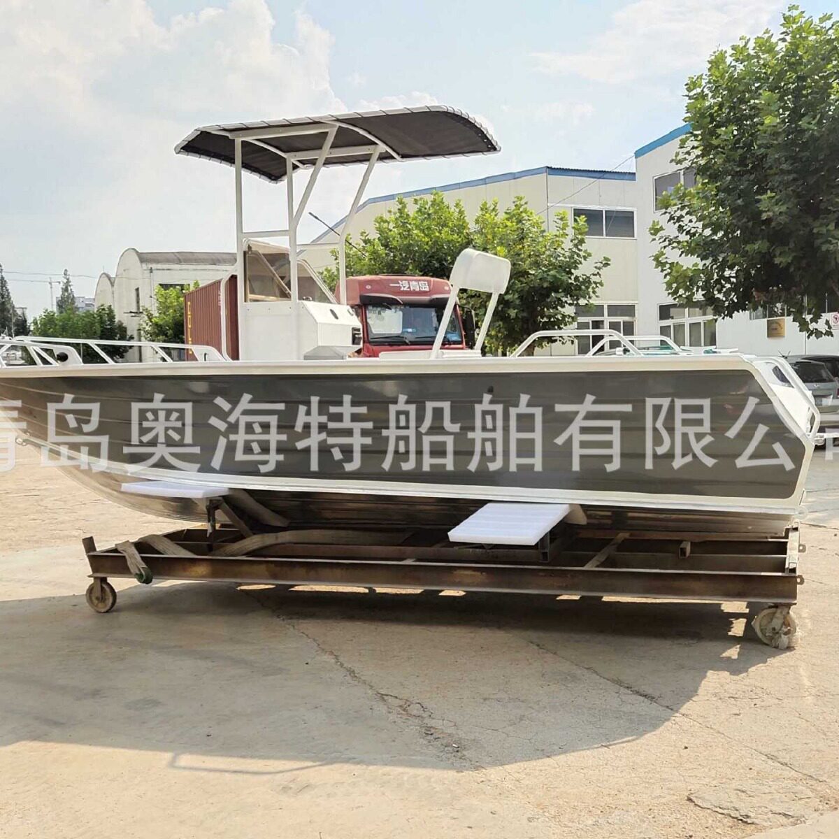 出口 深V铝合金船 中控铝合金船 铝合金压板船 海钓铝合金船