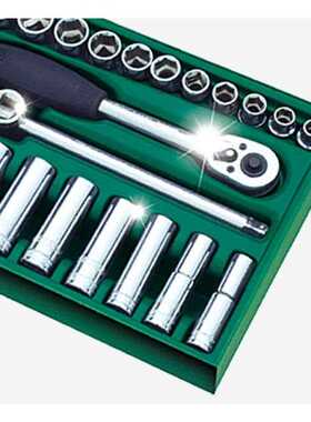 世达 SATA 09902 工具托组套-33件10MM系列套筒世达33件套筒组套