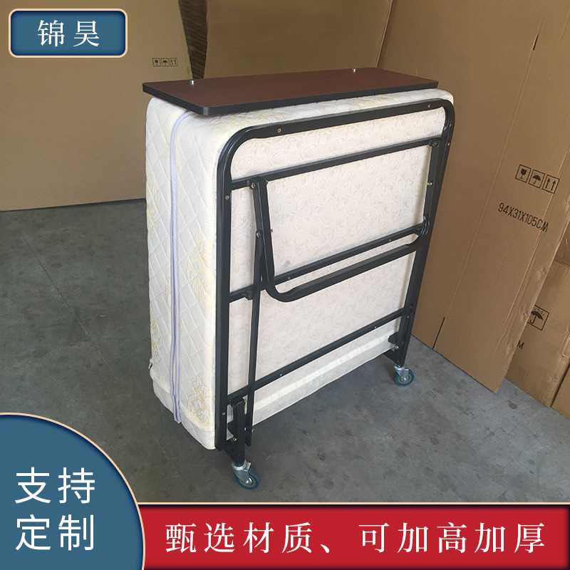 0.9米酒店折叠床单人双人床可移动宾馆加床便携式家庭保姆陪护床