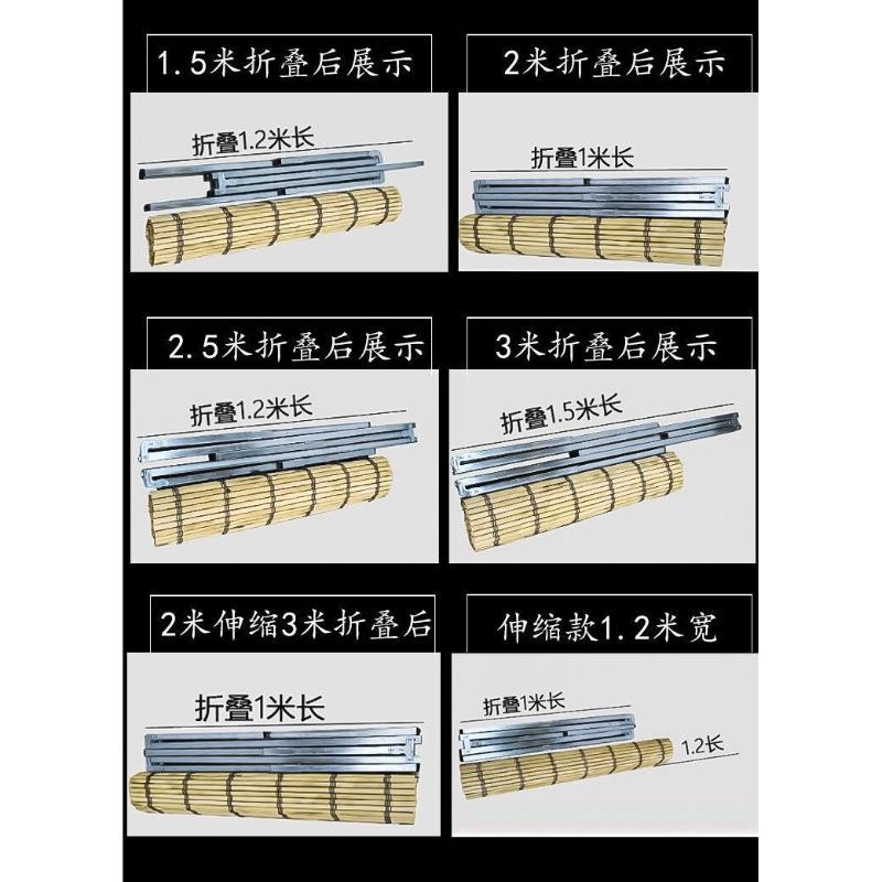 地摊货架子折叠夜市摆衣服水果多功能伸缩展示桌便携简易床厚竹席