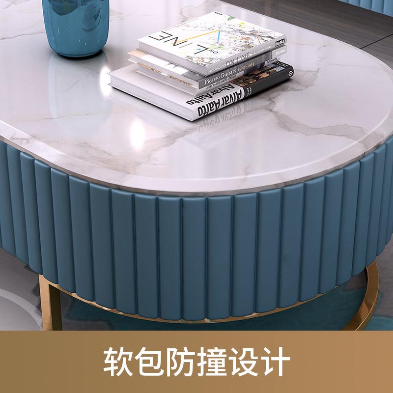 轻奢客厅岩板靠墙电视柜简约小户型地柜新房简易大理石视听柜