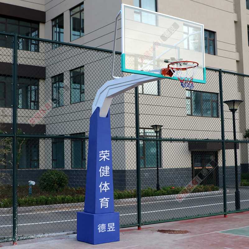 室外固定地埋式篮球架标准户外成人篮球投篮框蓝球架家用学校比赛