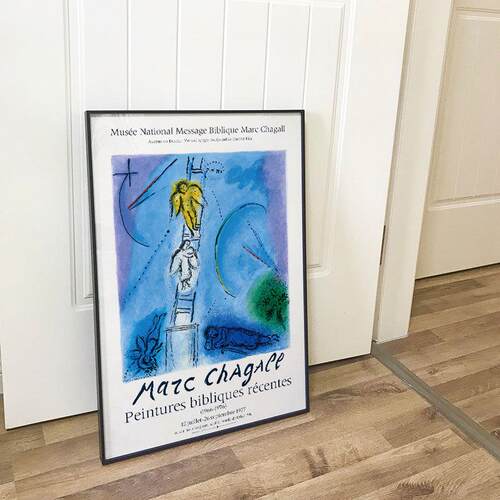 夏加尔chagall装饰画简约现代抽象客餐厅书房工作室艺术软装饰画