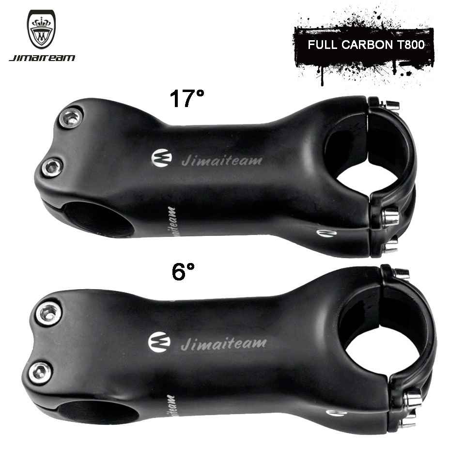 【折扣】正品山地公路自行车碳纤维把立6度 负17度立管70-130mm