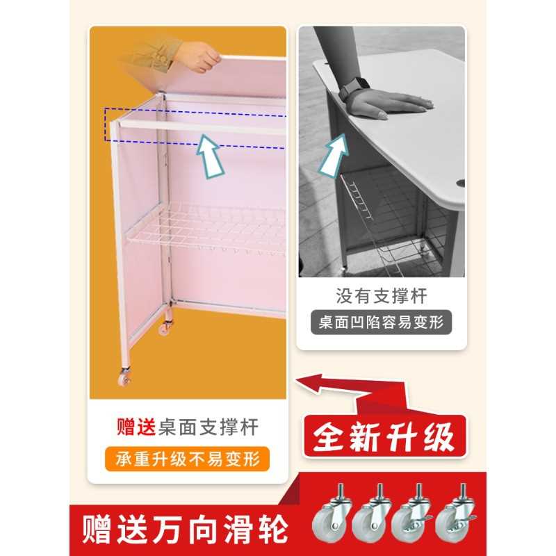 促销台展示架便携可折叠桌子小推车广告超市摆摊试吃商用移动展台