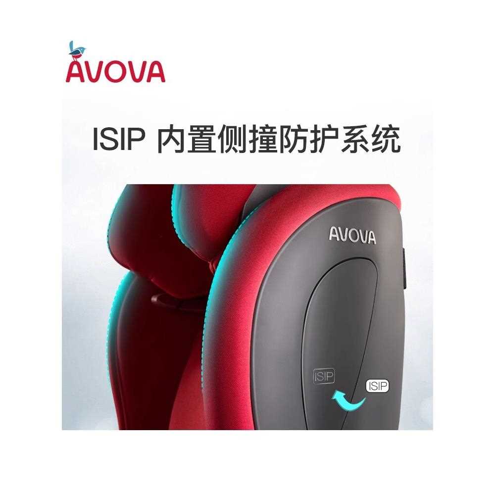 AVOVA德国进口车载儿童安全座椅斯博林汽车用宝宝大童9个月-12岁