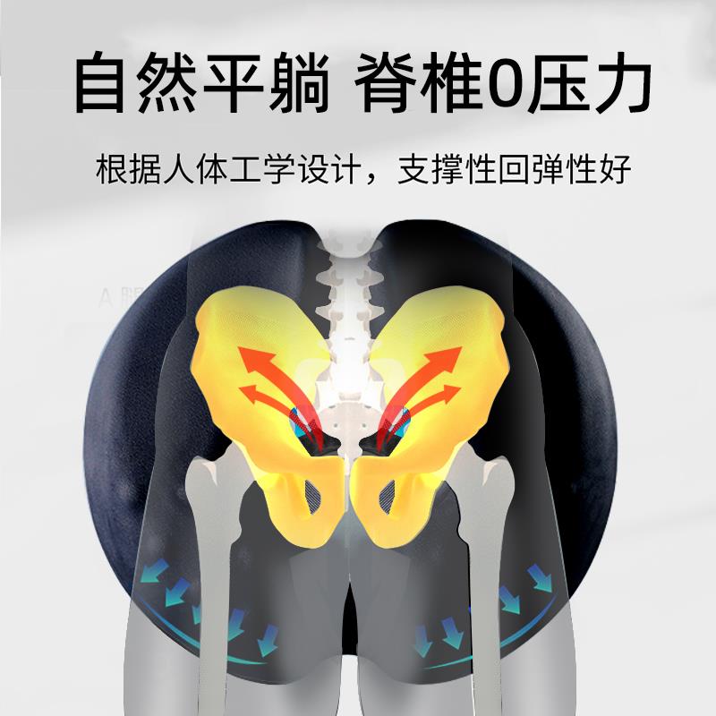 VPR尾椎骨受伤睡觉坐垫尾骨骨折垫减压保护痔疮屁股垫圆形卧