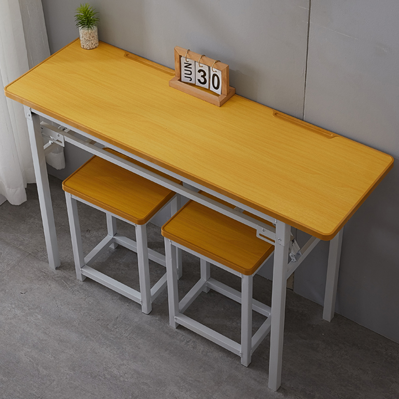 速发折叠桌长方会培训桌学习书桌用条形议桌美甲桌家长餐桌户外摆