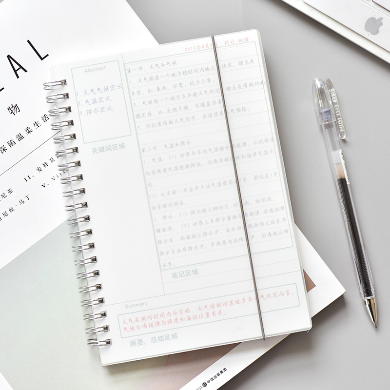 速发PP计简本康奈尔记Z文具学生子事本划约线圈本