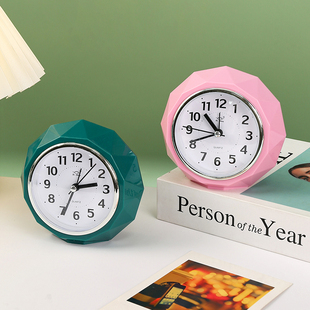 速发律童闹钟男学孩学生书桌时钟书房桌面自儿孩习钟表住宿起床神