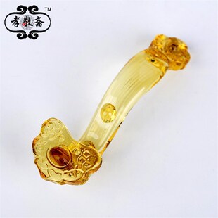 速发水晶玻璃摆件随葬如意寓意后辈事堂如意殡葬安葬事摆件