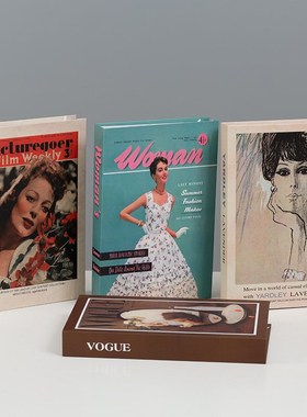 速发复书怀旧假书装饰品咖啡装厅饰书道具模型摆件酒柜古创意饰品