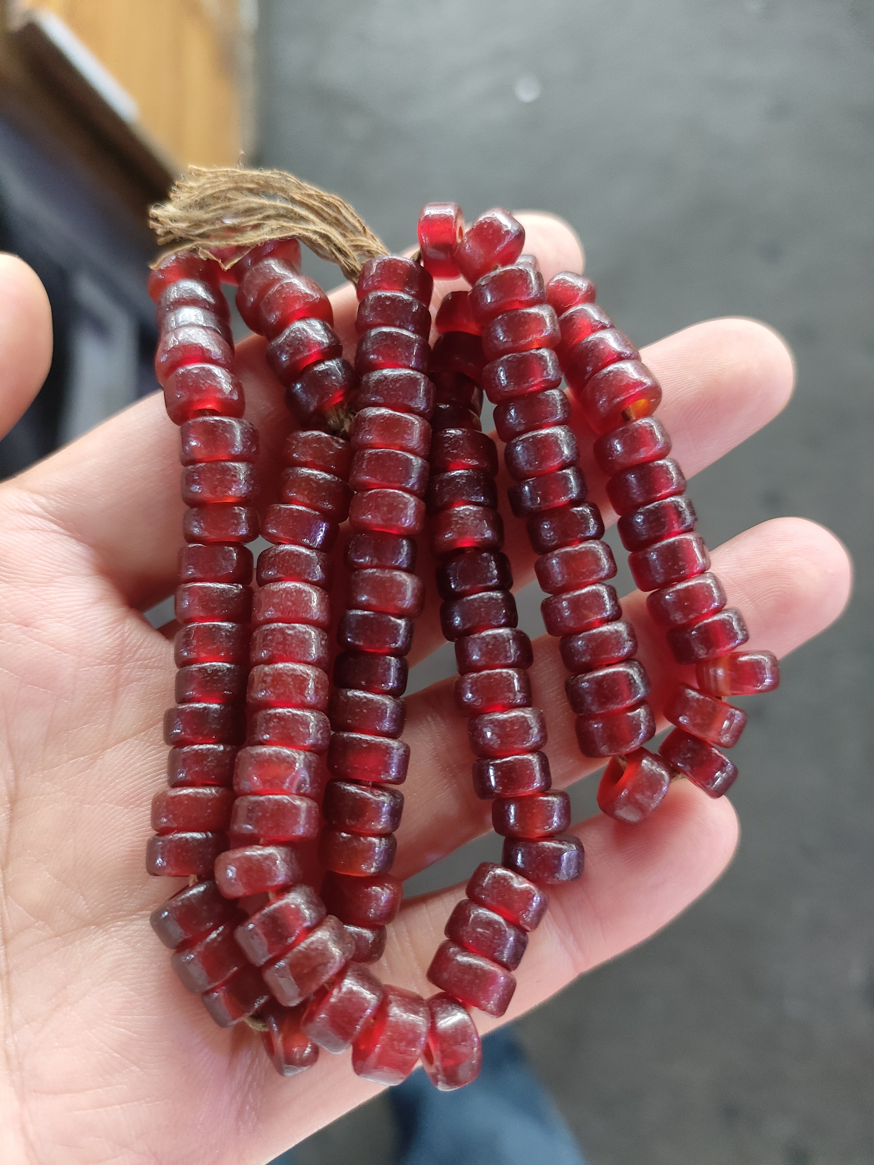 老玛瑙手串桶珠老珠子手链配珠散珠项链