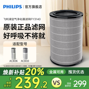 AC3033 飞利浦空气净化器FY3140滤网适配AC3036 焕新补贴