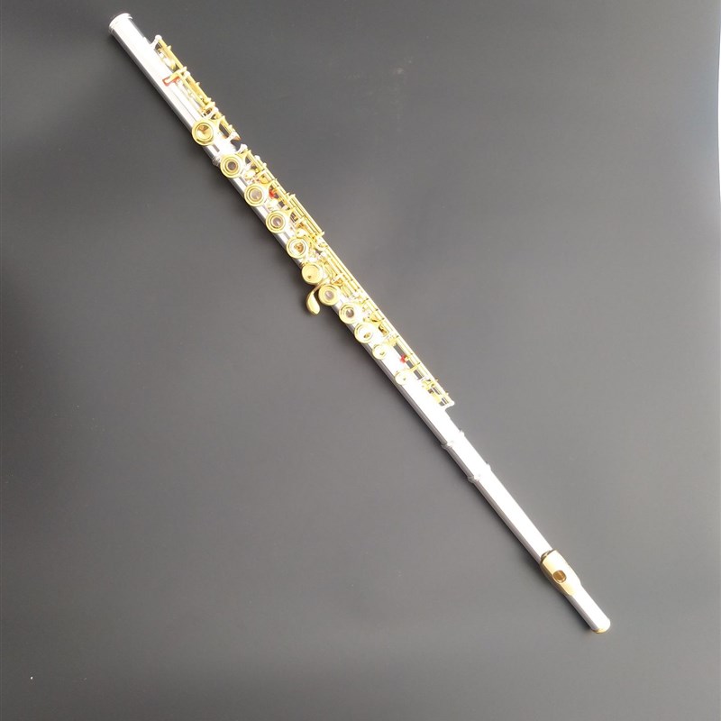 速发镀金长笛 16开孔银身金键开闭两用长笛 初学者C调长笛