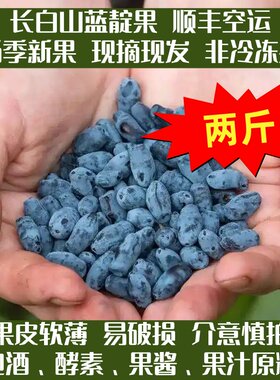 泡酒料酵素料长白山特产蓝靛果新鲜山茄子羊奶子果花青素非蓝莓