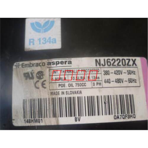NJ6220ZX NJ6226ZX J6220ZX原装恩布拉科阿斯帕拉冰柜制冷压缩机