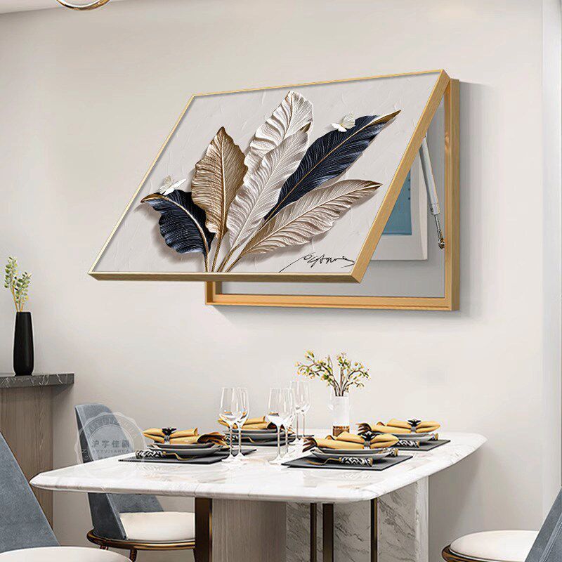 速发家大业大电表箱装饰画现代简约餐厅电闸挂画高级感弱电箱遮挡