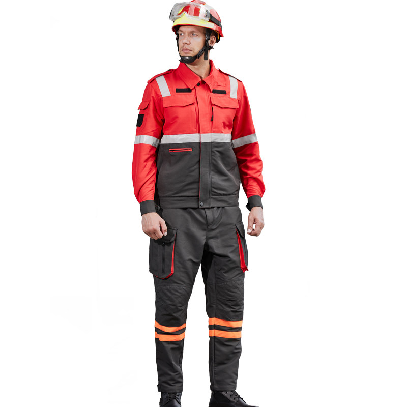 速发现货蓝天服应急救援安保工作服山地道路抢险耐磨服
