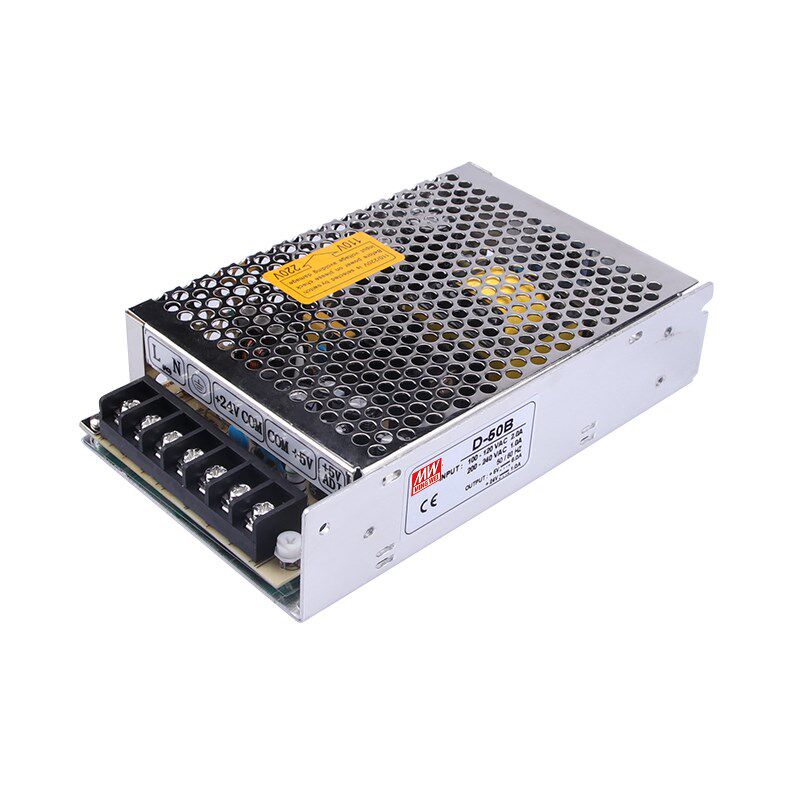 速发D-60B明伟5V24V双路直流5V8A/24A开关60W双组输出D-50B