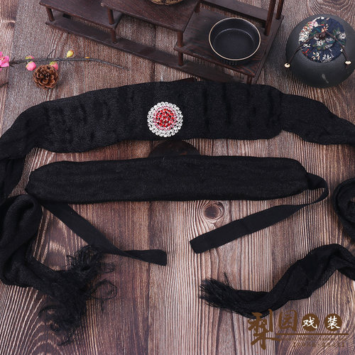 速发戏曲花旦包妆用前 旦角化头插泡子用泡条布 水沙青衣品额发垫