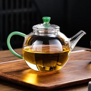 加厚耐热玻璃泡茶壶功夫茶具红茶冲茶器过滤花茶壶小茶壶一人茶壶