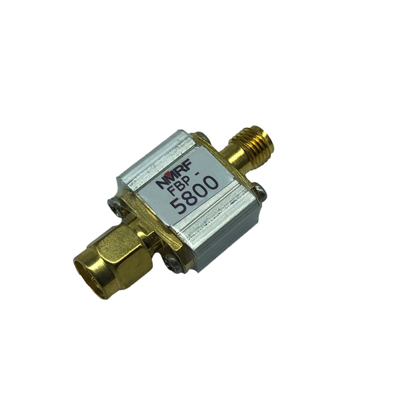 5.8G无线通讯系统专用带通滤波器SMA接口3dB通频带5450 -6100 MHz