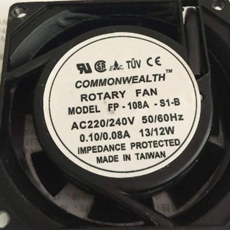 COMMONWEALTH ROTARY FAN FP-108A S1-B 220/240V 8CM 8038 风扇