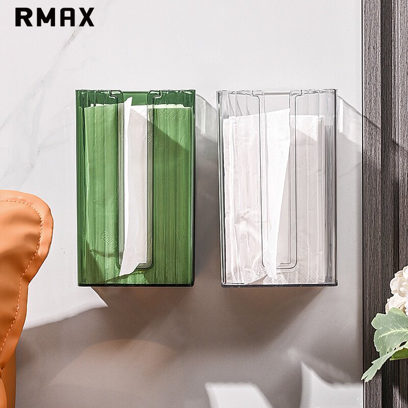RMAX卫生间厕纸盒子厕所纸巾卫生纸置物架手纸抽盒放置专用壁挂式